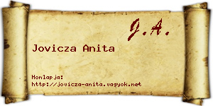 Jovicza Anita névjegykártya